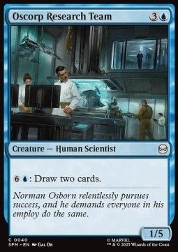 Oscorp Research Team - Magic: The Gathering | Marvel's Spider - Man (Common) [SPM - 40] - El Duelista