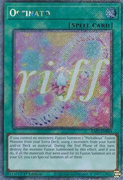 Ostinato (V.4 - Platinum Secret Rare)⁣ - Quarter Century Bonanza⁣ (Platinum Secret Rare)⁣ [064] - El Duelista