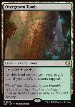 Overgrown Tomb - Lorwyn Eclipsed (Rare) [ECL - 266] - El Duelista
