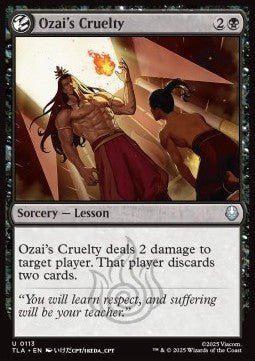 Ozai's Cruelty - Magic: The Gathering | Avatar: The Last Airbender (Uncommon) [TLA - 113] - El Duelista