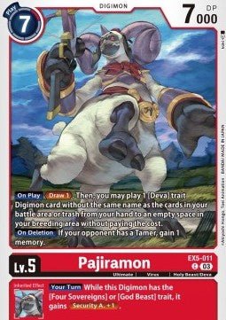Pajiramon (EX5 - 011)⁣ - Animal Colosseum⁣ (Common)⁣ [011] - El Duelista