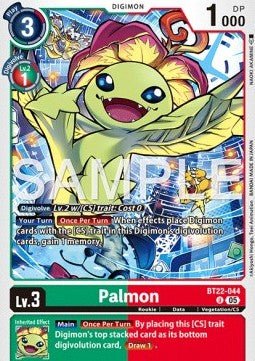 Palmon (BT22 - 044)⁣ - Cyber Eden⁣ (Uncommon)⁣ [044] - El Duelista