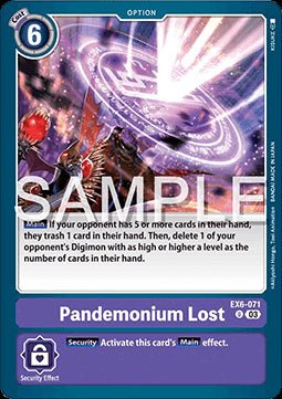 Pandemonium Lost (EX6 - 071)⁣ - Infernal Ascension⁣ (Uncommon)⁣ [071] - El Duelista