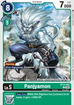 Panjyamon (BT14 - 052)⁣ - Blast Ace⁣ (Common)⁣ [052] - El Duelista
