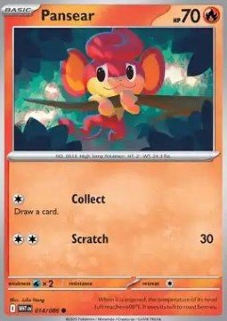 Pansear⁣ - White Flare⁣ (Common)⁣ [014] - El Duelista