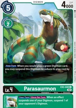 Parasaurmon (EX3 - 040)⁣ - Draconic Roar⁣ (Common)⁣ [040] - El Duelista