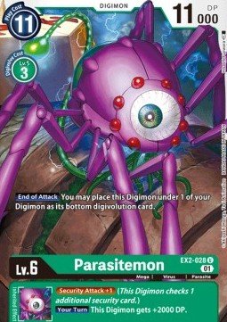 Parasitemon (EX2 - 028)⁣ - Digital Hazard⁣ (Uncommon)⁣ [028] - El Duelista