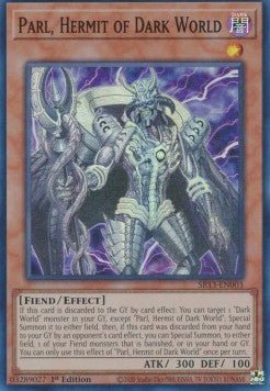 Parl, Hermit of Dark World - Structure Deck: Dark World (Super Rare) [SR13 - 003] - El Duelista