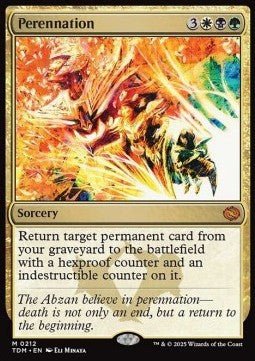 Perennation⁣ - Tarkir: Dragonstorm⁣ (Mythic)⁣ [212] - El Duelista