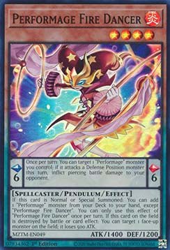 Performage Fire Dancer - Maze of the Master (Super Rare) [MZTM - 049] - El Duelista