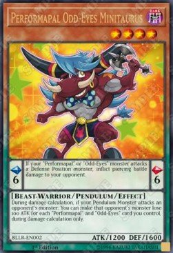 Performapal Odd - Eyes Minitaurus⁣ - Battles of Legend: Light's Revenge⁣ (Ultra Rare)⁣ [002] - El Duelista