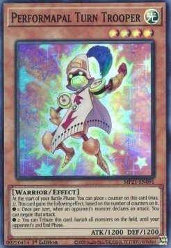 Performapal Turn Trooper - 2021 Tin of Ancient Battles (Super Rare) [MP21 - 091] - El Duelista