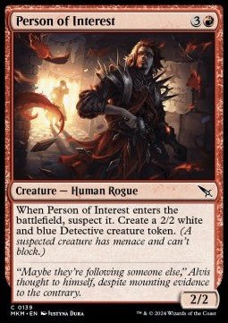 Person of Interest⁣ - Murders at Karlov Manor⁣ (Common)⁣ [139] - El Duelista