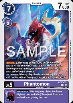 Phantomon (BT20 - 072)⁣ - Special Booster Ver 2.5⁣ (Uncommon)⁣ [072] - El Duelista