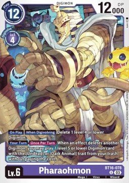 Pharaohmon (BT16 - 078)⁣ - Beginning Observer⁣ (Uncommon)⁣ [078] - El Duelista