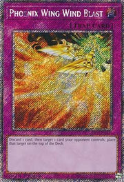 Phoenix Wing Wind Blast (V.1 - Platinum Secret Rare)⁣ - Quarter Century Bonanza⁣ (Platinum Secret Rare)⁣ [149] - El Duelista