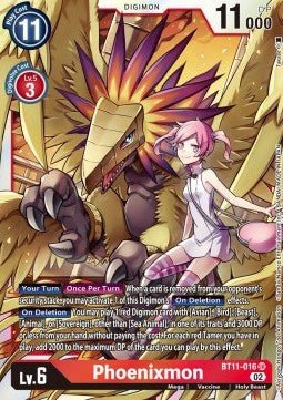 Phoenixmon (BT11 - 016) (V.1) - Dimensional Phase (Super Rare) [BT - 11 - 016] - El Duelista