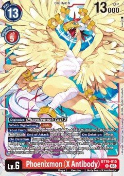 Phoenixmon (X Antibody) (BT16 - 015)⁣ - Beginning Observer⁣ (Rare)⁣ [015] - El Duelista