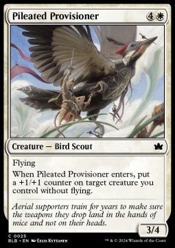 Pileated Provisioner⁣ - Bloomburrow⁣ (Common)⁣ [25] - El Duelista