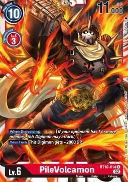 PileVolcamon (BT10 - 014)⁣ - Xros Encounter⁣ (Uncommon)⁣ [014] - El Duelista