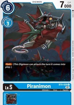Piranimon (BT9 - 026)⁣ - X Record⁣ (Common)⁣ [026] - El Duelista