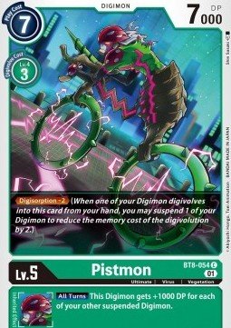 Pistmon (BT8 - 054)⁣ - New Awakening⁣ (Common)⁣ [054] - El Duelista