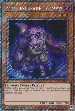 Plaguespreader Zombie (V.1 - Platinum Secret Rare)⁣ - Quarter Century Bonanza⁣ (Platinum Secret Rare)⁣ [207] - El Duelista