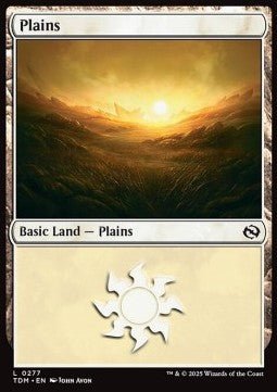 Plains (V.2)⁣ - Tarkir: Dragonstorm⁣ (Land)⁣ [277] - El Duelista