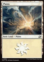Plains (V.3)⁣ - Edge of Eternities⁣ (Land)⁣ [268] - El Duelista