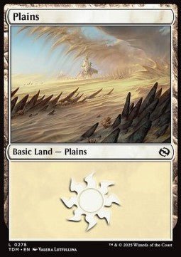 Plains (V.3)⁣ - Tarkir: Dragonstorm⁣ (Land)⁣ [278] - El Duelista