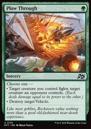 Plow Through⁣ - Aetherdrift⁣ (Uncommon)⁣ [174] - El Duelista