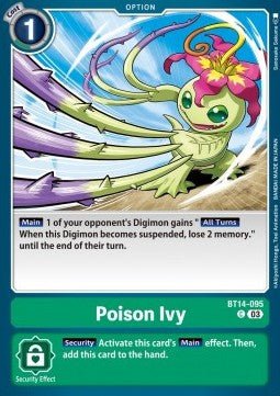 Poison Ivy (BT14 - 095)⁣ - Blast Ace⁣ (Common)⁣ [095] - El Duelista