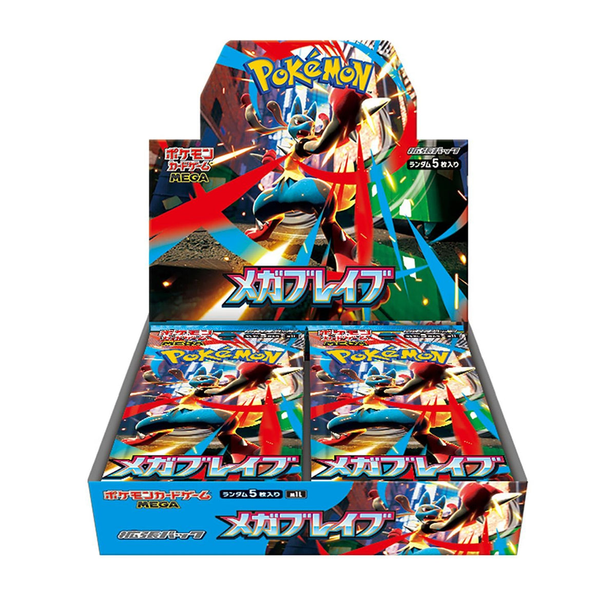 Pokémon Mega Brave Booster Box M1L, caja japonesa