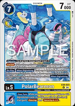 PolarBearmon (EX8 - 023) (V.1)⁣ - Chain of Liberation⁣ (Uncommon)⁣ [023] - El Duelista