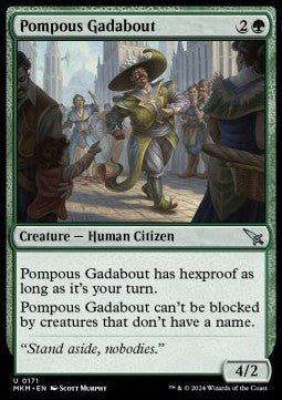 Pompous Gadabout⁣ - Murders at Karlov Manor⁣ (Uncommon)⁣ [171] - El Duelista