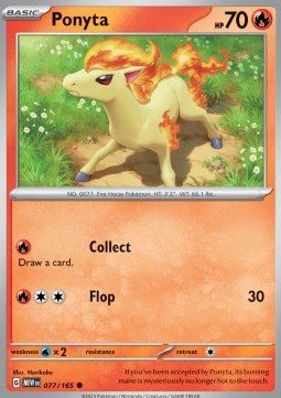 Ponyta⁣ - 151⁣ (Common)⁣ [077] - El Duelista
