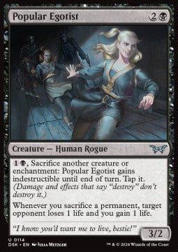 Popular Egotist⁣ - Duskmourn: House of Horror⁣ (Uncommon)⁣ [114] - El Duelista