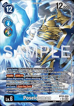 Poseidomon (BT23 - 024) (V.2) - Hackers' Slumber (Alternative Art) [BT - 23 - 024] - El Duelista