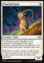 Possessed Goat⁣ - Duskmourn: House of Horror⁣ (Common)⁣ [25] - El Duelista