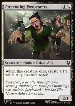 Pretending Poxbearers - Magic: The Gathering | Avatar: The Last Airbender (Common) [TLA - 237] - El Duelista