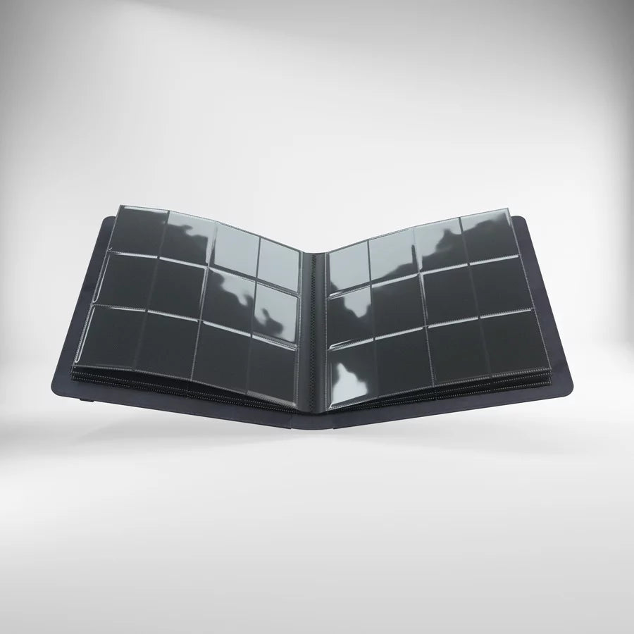 Álbum Gamegenic Prime 24-Pocket — Negro — interior con cartas