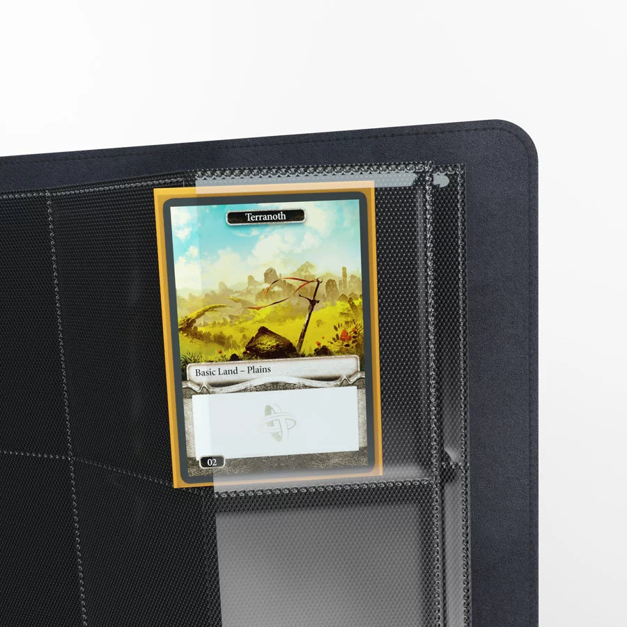 Álbum Gamegenic Prime 24-Pocket — Negro — interior y bolsillos