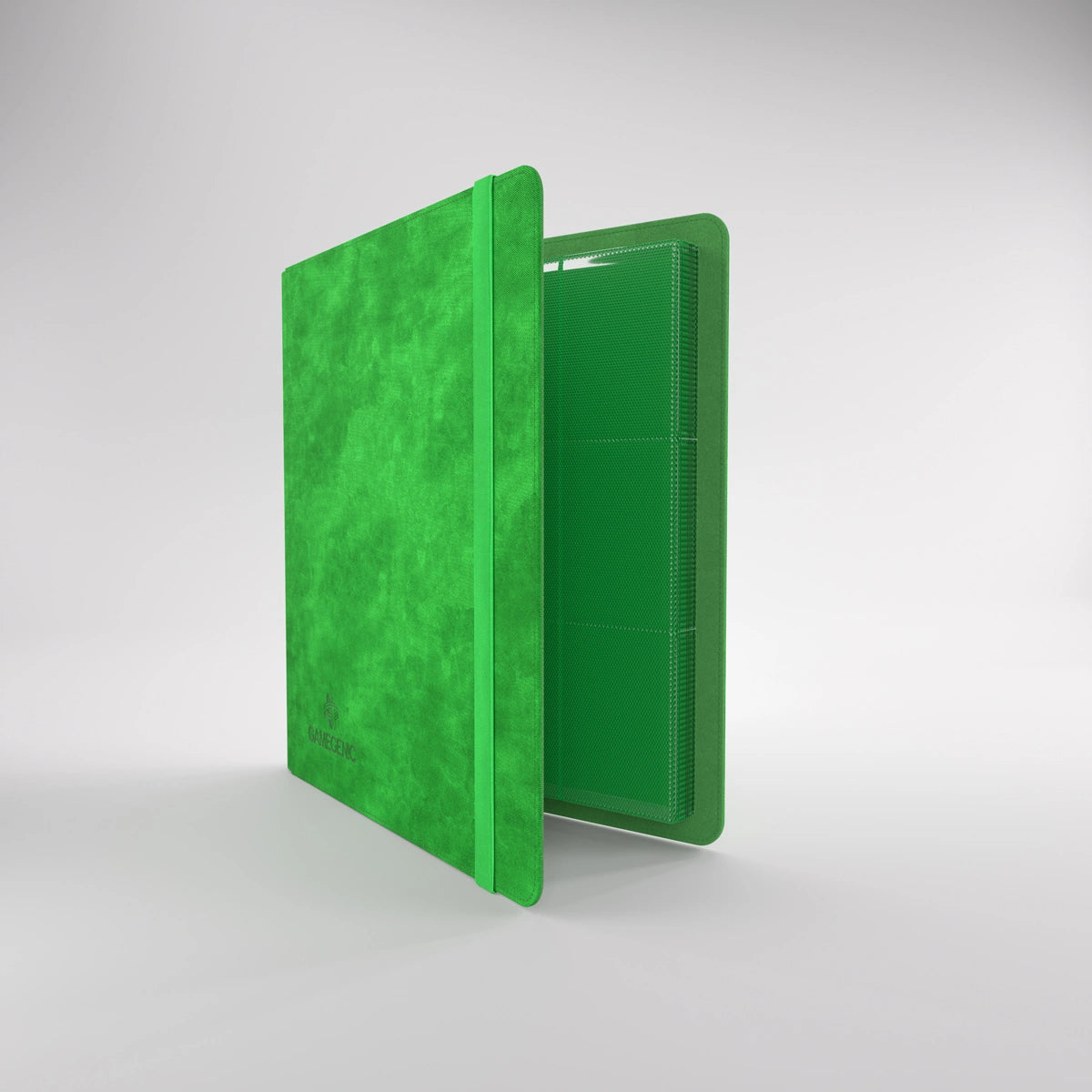 Álbum Gamegenic Prime 24-Pocket — Verde — vista abierta