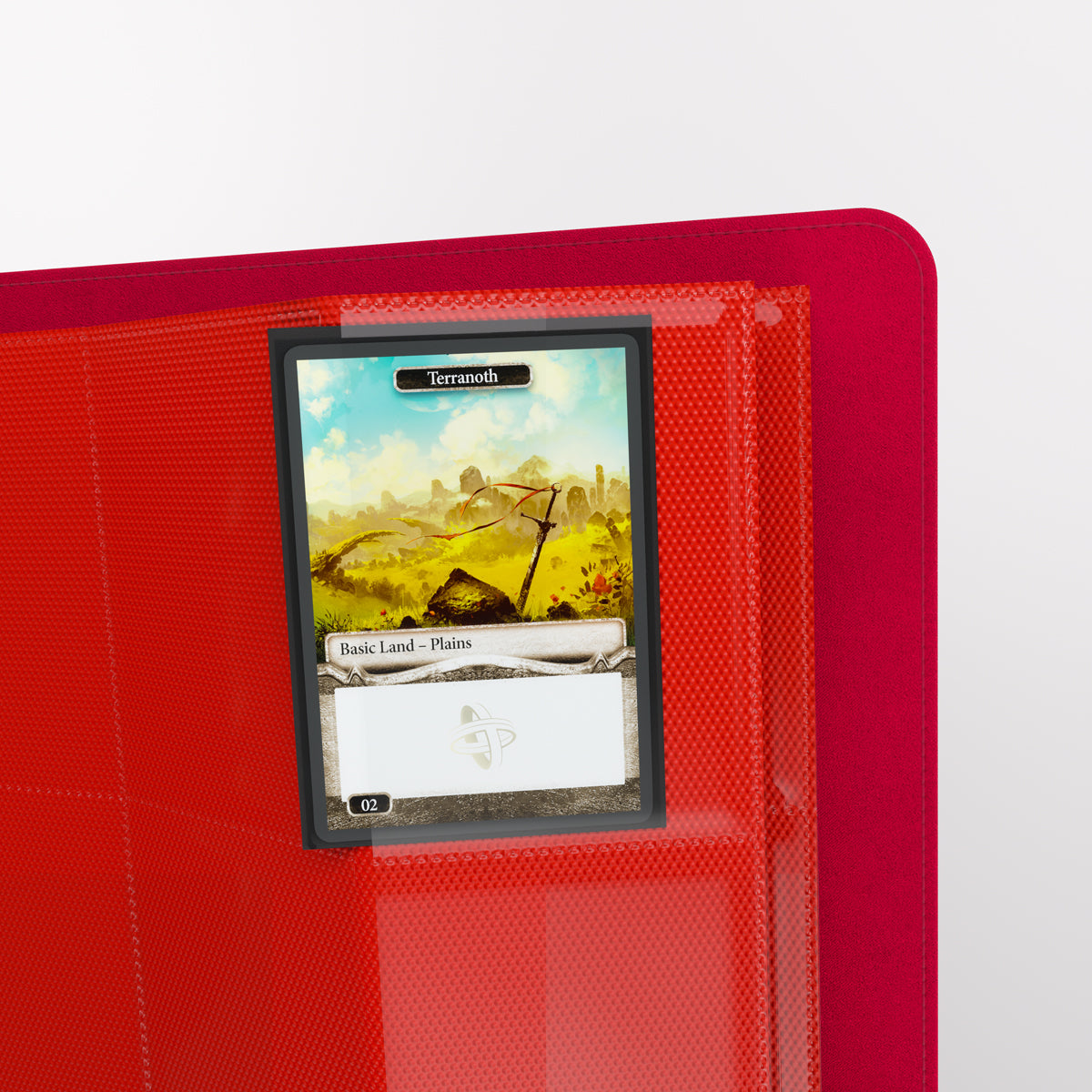 Álbum Gamegenic Prime 24-Pocket — Rojo — interior y bolsillos