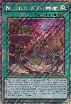 Primitive Planet Reichphobia (V.4 - Platinum Secret Rare)⁣ - 25th Anniversary Rarity Collection II⁣ (Platinum Secret Rare)⁣ [067] - El Duelista