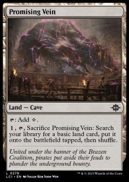 Promising Vein⁣ - The Lost Caverns of Ixalan⁣ (Land)⁣ [279] - El Duelista