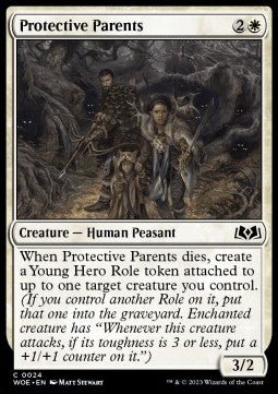 Protective Parents⁣ - Wilds of Eldraine⁣ (Common)⁣ [24] - El Duelista