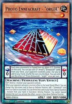 Proto Enneacraft - "orgIA" (V.1 - Rare) - Phantom Revenge (Rare) [PHRE - 016] - El Duelista