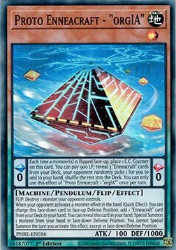 Proto Enneacraft - "orgIA" (V.2 - Super Rare) - Phantom Revenge (Super Rare) [PHRE - 016] - El Duelista
