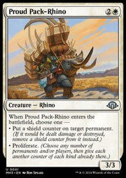 Proud Pack - Rhino⁣ - Modern Horizons 3⁣ (Uncommon)⁣ [41] - El Duelista